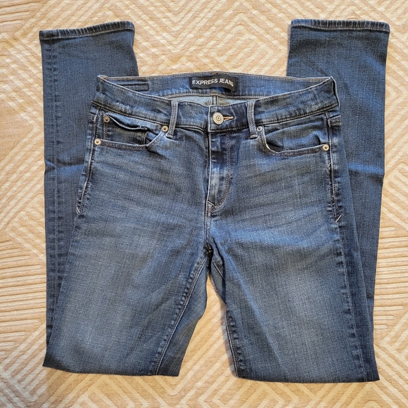 Express Mid Rise Skinny Jean Size 8R - Picture 2 of 5